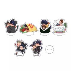 【中古】アクリルスタンド・アクリルパネル 全6種セット 「魔女と猫・魔女の犬 アクリルぷちスタンド 01.公式イラスト」