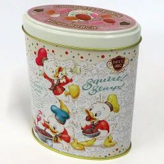【中古】小物入れ・マルチケース・缶ケース 集合(DUCK FAMILY CHOCOLATE COMPETITION-ダックファミリーチョコレートコンペティション-/ホワイト) 缶ケース(チョコレートクランチ) 「東京ディズニーリゾート35周年 Happiest