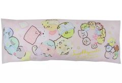 【中古】クッション・抱き枕・本体 ピンク おとまり会 特大ロングクッション 「すみっコぐらし」