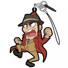 【中古】ストラップ(キャラクター) 銭形警部 つままれストラップ PART5 「ルパン三世」