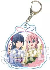 【中古】雑貨 各務原なでしこ＆志摩リン(等身大) 「ゆるキャン△ SEASON2 トレーディングアクリルキーホルダー 和服ver. 」