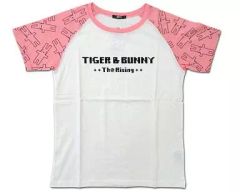 【中古】Tシャツ(キャラクター) ウサギ柄 レディースTシャツ ホワイト フリーサイズ 「劇場版 TIGER＆BUNNY -The Rising-」 特別展 The World of TIGER＆BUNNYグッズ