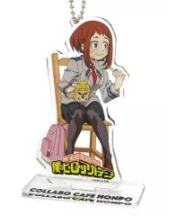 【中古】キーホルダー・マスコット(キャラクター) 麗日お茶子 アクリルスタンドキーホルダー 「僕のヒーローアカデミア×COLLABO CAFE HONPO」