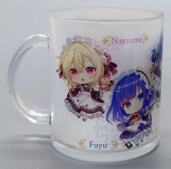 【中古】グラス チノ＆シャロ＆マヤ＆フユ＆ナツメ フロストグラス＜Maid by Rabbits＞ 「ご注文はうさぎですか?BLOOM in マルイ ご注文はOIOIですか?(2025)」