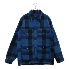 FILSON / フィルソン | ヴィンテージ / ひし形タグ チェック ダブルマッキーノ ウールジャケット | 42 | ブルー | メンズ