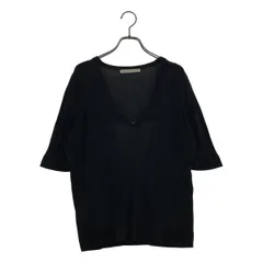 BALENCIAGA / バレンシアガ | ニット_半袖 293665 T2069 | 38 | ブラック | レディース