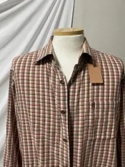 DAKS CHECK シャツ ベージュ ブラウン