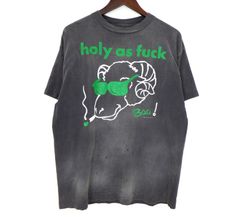 セントマイケル SAINT MICHAEL 24SS 【 SS TEE BAA SM YS8 0000 005 】 ダメージ 加工 プリント 半袖 Tシャツ h9518