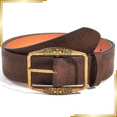【新品】 ウエスタンベルト　メンズ レディース ヴィンテージ調 レトロ アンティーク カジュアル デニム 古着系 アメカジ ファッション小物 0