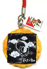 【中古】ストラップ ニャンコ先生(せんべい) 「夏目友人帳 ニャンコ先生和菓子ストラップ」