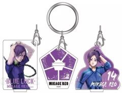 【中古】雑貨 御影玲王 3チャームキーホルダー 「ブルーロック」