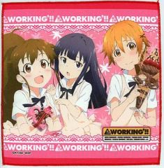 【中古】タオル・手ぬぐい(キャラクター) a.ぽぷら＆まひる＆山田 ミニタオル ｢アニくじ WORKING’!!｣ F賞