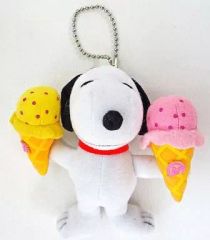 【中古】キーホルダー・マスコット(キャラクター) [単品] スヌーピー マスコット 「SNOOPY マスコットホルダー＆マグカップ Bセット」 サーティワンアイスクリームポイント交換景品 