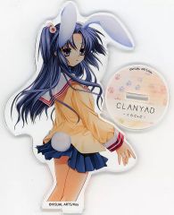【中古】アクリルスタンド・アクリルパネル 一ノ瀬ことみ アクリルフィギュア(くらにゃどver.) 「Eureka!くじ CLANNAD-クラナド-」 10連セット購入特典