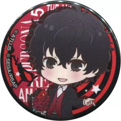 【中古】バッジ・ピンズ(キャラクター) 雨宮蓮 「セガコラボカフェ ペルソナ5 the Animation デフォルメ缶バッジA」