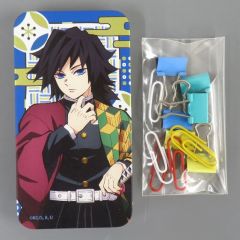 【中古】小物入れ・マルチケース・缶ケース 冨岡義勇 スライド缶ケース(ミニクリップ付き) 「鬼滅の刃」