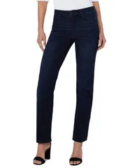 リヴァプール ロサンゼルス レディース ボトムス デニムパンツ ジーンズ Liverpool Los Angeles Womens Kennedy Mid Rise Straight Jeans Ha