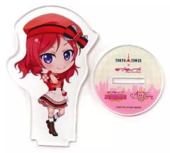 【中古】アクリルスタンド・アクリルパネル 西木野真姫 「ラブライブ!シリーズ in 東京タワー/パセラ ～スクフェスシリーズ感謝祭 アフターパーティ～ 描き起こしデフォルメアクリルスタンド ラブライブ!」