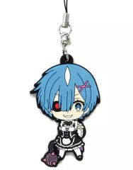 【中古】ストラップ(キャラクター) 鬼 「Re：ゼロから始める異世界生活 レムがいっぱい ラバーストラップ」
