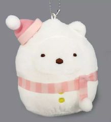 【中古】雑貨 しろくま ボールチェーン付き雪だるまぬいぐるみ 「すみっコぐらし」