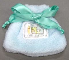 【中古】バッグ(キャラクター) ふわふわな巾着(グリーン) 「一番くじ すみっコぐらし すみっコパンきょうしつ」 D賞