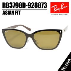 Ray-Ban レイバン サングラス RB3798D-928873-45 45サイズ アジアンフィット メタルフレーム シルバー ダークブラウン