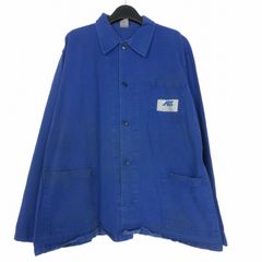ヴィンテージ VINTAGE EURO ユーロミリタリー ワークジャケット カバーオール 長袖 ブルー 青
