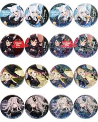 【中古】バッジ・ピンズ 全8種セット 缶バッジセット 「一番くじ ホロライブ ～Villain Style～」 缶バッジ賞