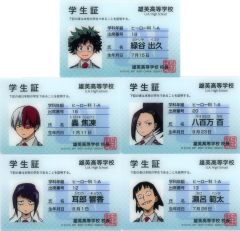 【中古】キャラカード Aセット 学生証風カード(ステーショナリーコレクション) 「一番くじ 僕のヒーローアカデミア -最高のヒーローになるまでの物語-」 I賞