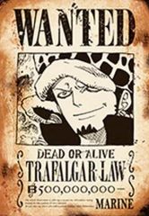 【中古】ポスター(アニメ) トラファルガー・ロー 「ワンピース 手配書ポスター」 創刊50周年記念 週刊少年ジャンプ展 VOL.3グッズ