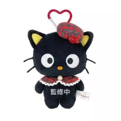 【中古】ぬいぐるみマスコット・ぬいぐるみバッジ チェックハート カラビナ付きマスコット 「チョコキャット」