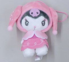 【中古】ぬいぐるみマスコット・ぬいぐるみバッジ クロミ(B/ピンク) たれ耳ゴシックマスコット 「クロミ」