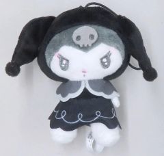 【中古】ぬいぐるみマスコット・ぬいぐるみバッジ クロミ(A/ブラック) たれ耳ゴシックマスコット 「クロミ」