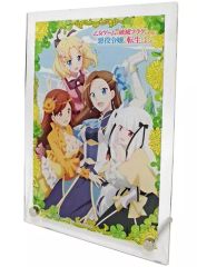 【中古】アクリルスタンド・アクリルパネル カタリナ＆メアリ＆ソフィア＆マリア A5アクリルプレート 「Blu-ray 乙女ゲームの破滅フラグしかない悪役令嬢に転生してしまった…」 あみあみ全巻購入特典