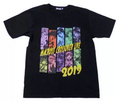 【中古】Tシャツ(キャラクター) 集合 グラフィックTシャツ ブラック XLサイズ 「マクロスクロスオーバーライブ 2019」
