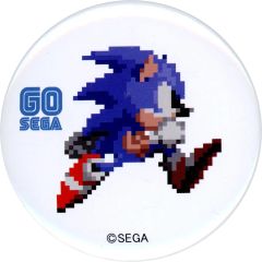 【中古】バッジ・ピンズ ソニック・ザ・ヘッジホッグ(歩き) 「SEGA60th×ヴィレッジヴァンガード ブラインド缶バッジ」