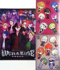 【中古】グッズセット XlamV＆fun4re＆illuvista A4クリアファイル＆ステッカーセット 「VS AMBIVALENZ」 アニメイトガールズフェスティバル2024グッズ