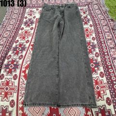 ワイド デニム ブラックデニム 2XL 1013
