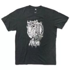 【中古】Tシャツ(キャラクター) キラー・タイガー・クイーン(荒木飛呂彦デザイン) Tシャツ ダークグレー Lサイズ 「UNIQLO クリエイティブアワード2006 ゲストTシャツ」
