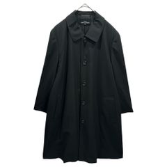 tricot COMME des GARCONS(トリココムデギャルソン) 1992SS Wool-Gabardine Soutien-Collar Coat ウール ギャバジン ステンカラー コート    TC-05002M M ブラック AD1991
