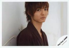 【中古】生写真(ジャニーズ) Hey! Say! JUMP/薮宏太/横型・バストアップ・衣装着物茶色.黒・右向き・背景白/公式生写真