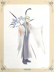 【中古】原画イラストボード ≪乙女ゲーム書籍≫ 遙かなる時空の中で 安倍泰明 ポートレート (限定仕様)
