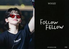 【中古】コレクションカード(男性) 046：SEVENTEEN/ウジ(WOOZI)/ライブフォト/「SEVENTEEN EXHIBITION ‘FOLLOW FELLOW’ IN JAPAN」ライブフォトカード