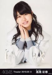 【中古】生写真(AKB48・SKE48) 高橋彩香/バストアップ/AKB48 劇場トレーディング生写真セット2019.May2「2019.05」 チーム4セット