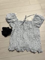 Tシャツ + ヘアゴム / レディース 半袖 Tシャツ