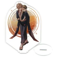 【中古】アクリルスタンド・アクリルパネル 【僕のヒーローアカデミア】鬼勝デアクリルスタンド 秋ver 爆豪勝己＆緑谷出久(こん) /こんこんクラブ