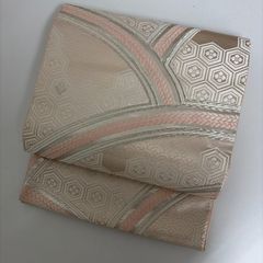 袋帯 正絹 やまとオリジナル 上品な亀甲 六通 c-2461