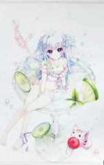 【中古】同人ポスター・タペストリー・カレンダー系 【オリジナル】藍歌B2タペストリー(和泉つばす) こみっく★トレジャー30/翡翠亭