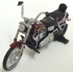 【中古】ミニカー 1/45 5.Dyna Wide Glide(レッド×ブラック) 「HARLEY-DAVIDSON 110th アニバーサリーコレクション」 2013年 UCCキャンペーン品