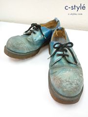 [人気] Dr.Martens ドクターマーチン 3ホールシューズ 8 ブルー系 レザー | ★ I475